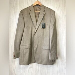 Lauren Ralph Lauren Tan Sport Coats Mens 44L Classic-Fit Neat MSRP $295